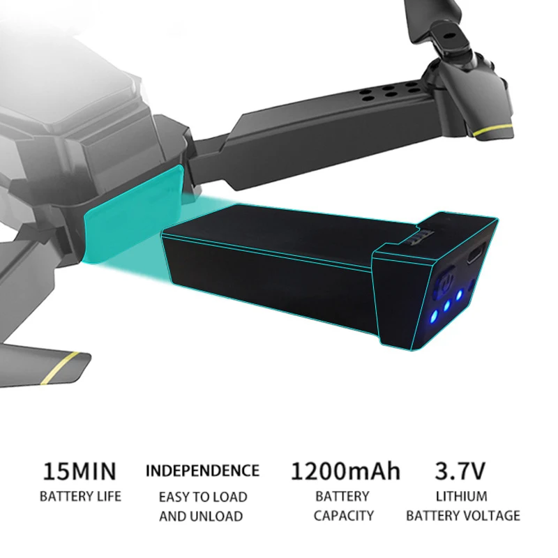 Глобальный Дрон GD89 4K Квадрокоптер Радиоуправляемый вертолет WIFI FPV складной