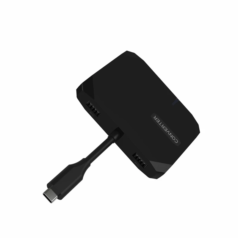 5 в 1 type-C концентратор адаптер type-C к HDMI+ 3* USB3.0+ PD для MacBook/mate Book/Samsung S8 S9