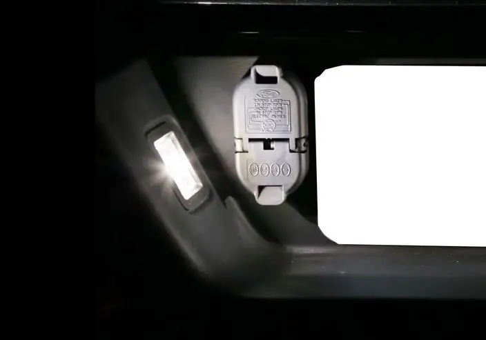2 шт. светодиодный фонарь номерного знака для Ford F250 F350 F450 F550 Super Duty-, питание от 18-SMD Xenon Белый светодиодный