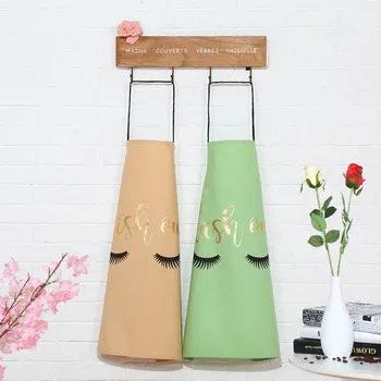 

Housework Aprons Kitchen Bibs Cute Cartoon Cotton Waterproof Yes Oil Resistance Adjustable