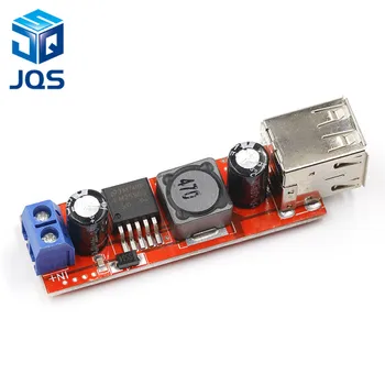 

DC 6V-40V To 5V 3A Double USB Charge DC-DC Step-down Converter Module For Vehicle Charger LM2596 Dual USB