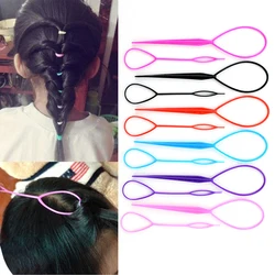 2PCS/Lot Fashion Colorful DIY Hair Styling Headbands For Girls Hair Pin Disk Pull Pins Hair Bands Headwear Kids Hair Accessories