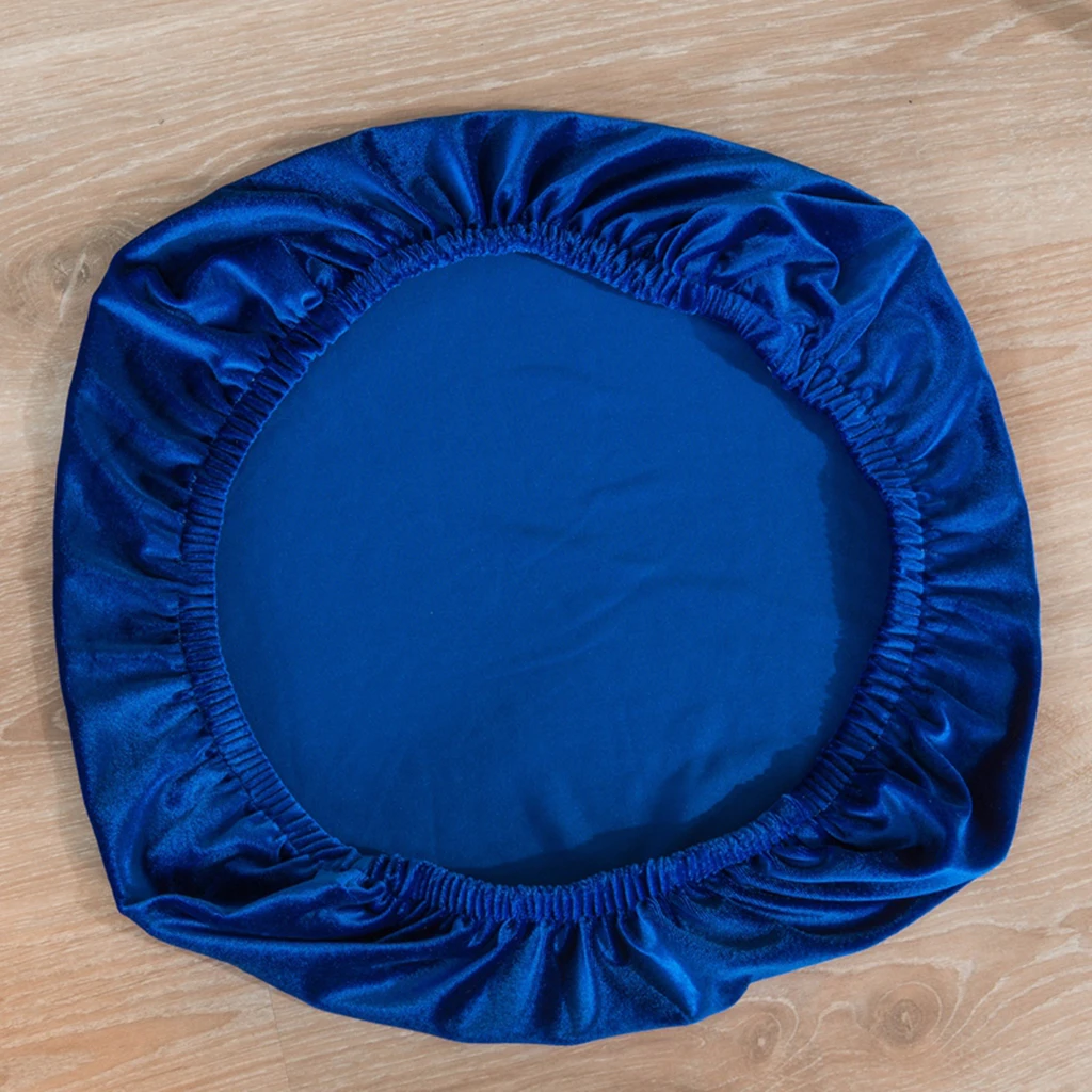 Royal Blue Универсальные мягкие бархатные эластичные свадебные чехлы для стульев и стульев для столовой - Цвет: Royal Blue