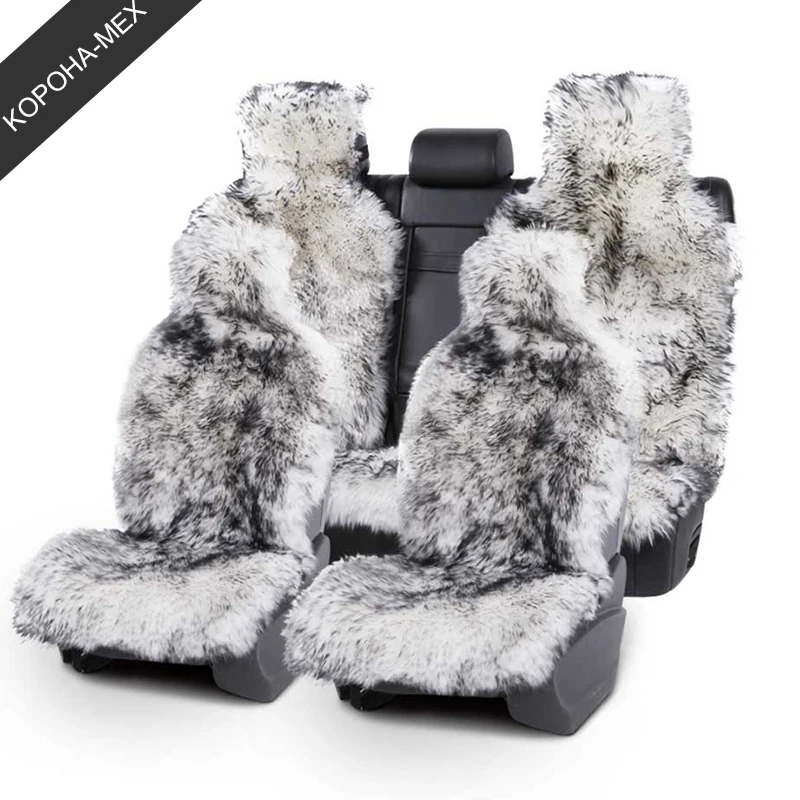 Long Hair car seat coversNatural fur sheepskin seat covers universal size for all types of seatsauto seat covers for bmw audi