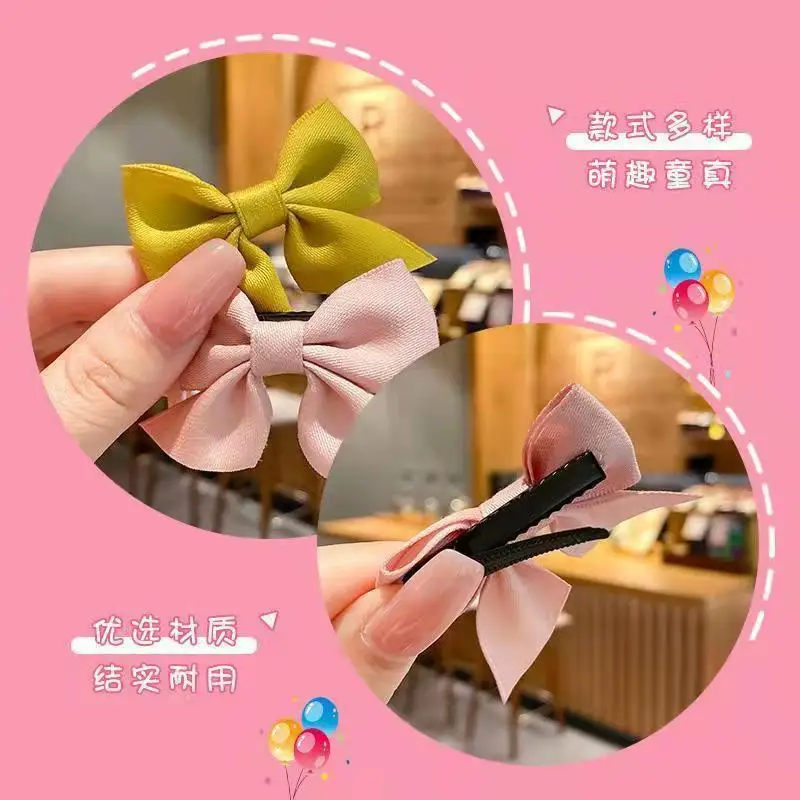 crocodile hair clips New fashion cute bow hairpin Korean girl baby princess side hairpin hair accessory hair band for women