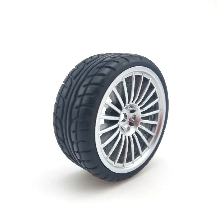 

One Pair of Dress 1.9-Inch Tire Caravan Universal 1/10 Flat Running Racing Tire Strong Grip Diagonal Pattern Perineum