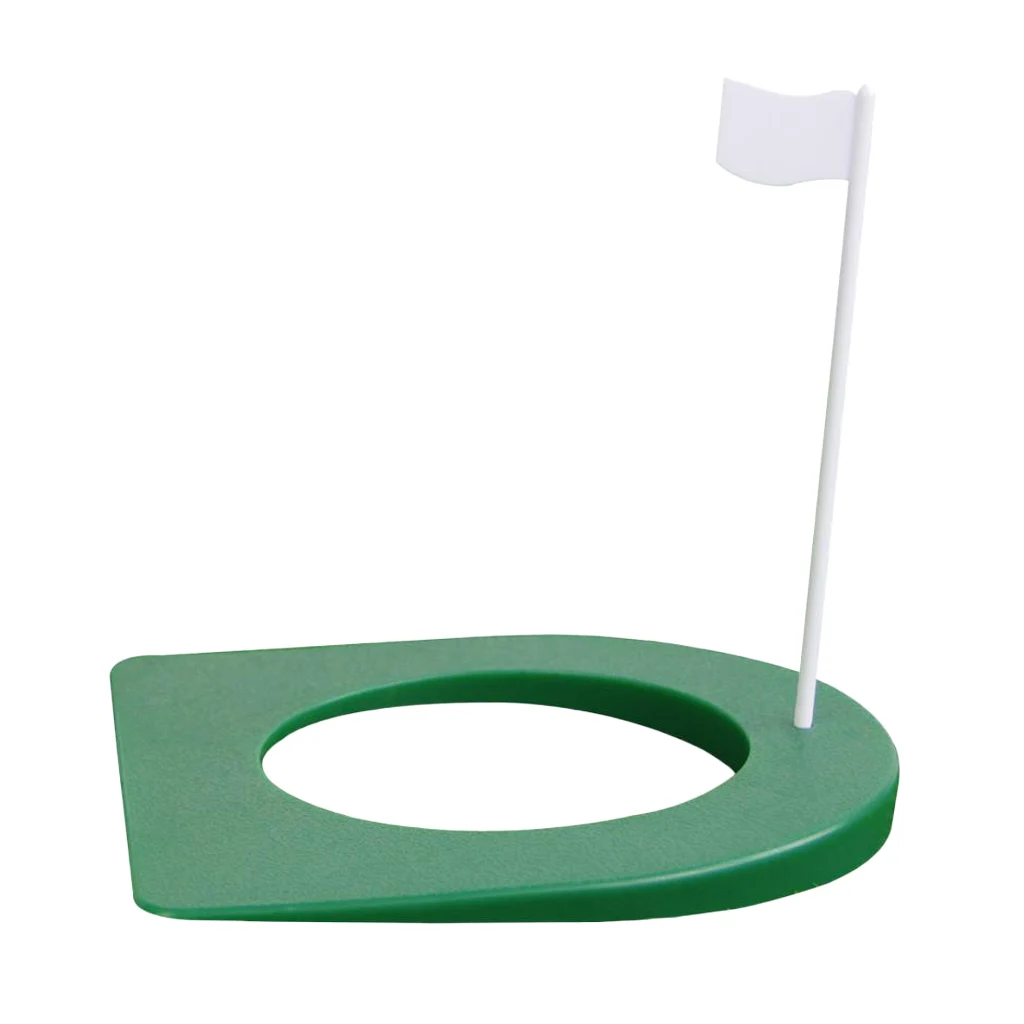 Golf Putting Hole with Flag Putting Practice Cup Practice Training Aids