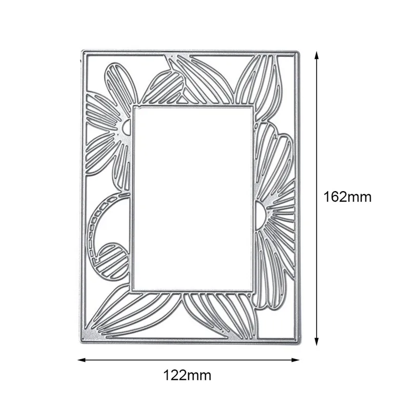 Kokorosa Вырубные штампы металлические штампы Цветочная рамка штампы Скрапбукинг альбом открытка создание тиснение трафарет украшения