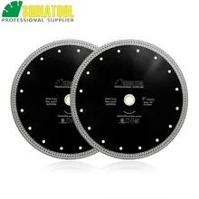 Best Price SHDIATOOL 2pcs Dia 230mm/9" Hot-pressed Sintered Diamond Cutting Disc Mesh Turbo Diamond Saw Blade Granite Marble Tile Ceramic Best Price SHDIATOOL 2pcs Dia 230mm/9" Hot-pressed Sintered Diamond Cutting Disc Mesh Turbo Diamond Saw Blade Granite Marble Tile Ceramic