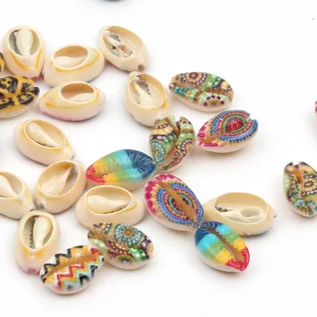 

10pcs Mixed pattern Conch Coquillage Crafts Natural Sea Shells For Jewelry Making Diy Home Decoration Shell Beach Decor 10-20mm