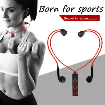 

NEW XT-13 Magnetic Bluetooth Sport Bluetooth With Mic Stereo Earbuds For Cellphone dropshipping