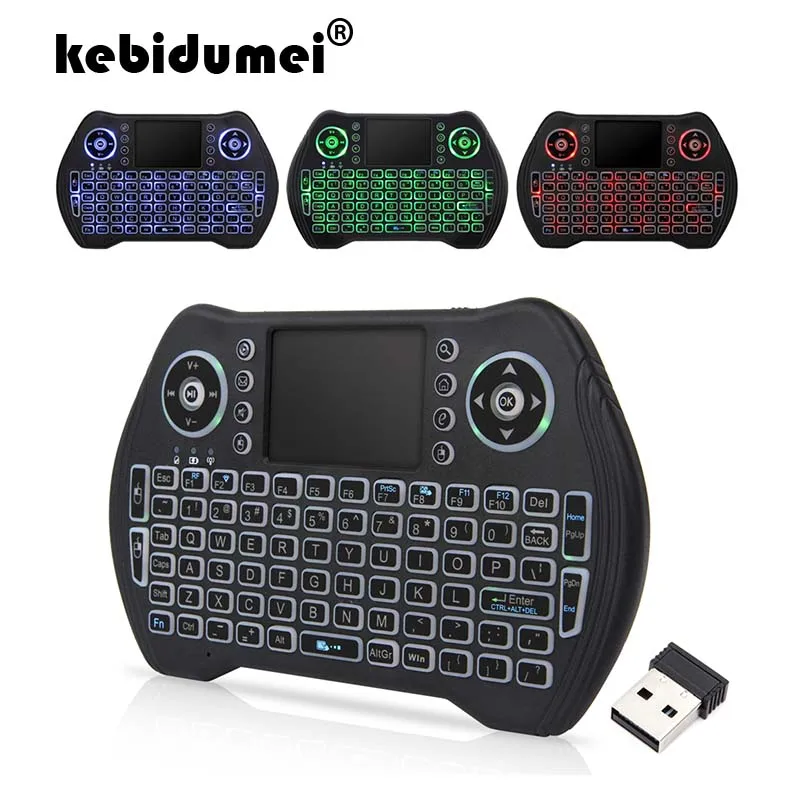 

Portable 2.4G Mini Keyboard Handheld High Sensitive Smart Touchpad Keyboard Air Mouse For Android Smart TV Set-Top Box PK i8