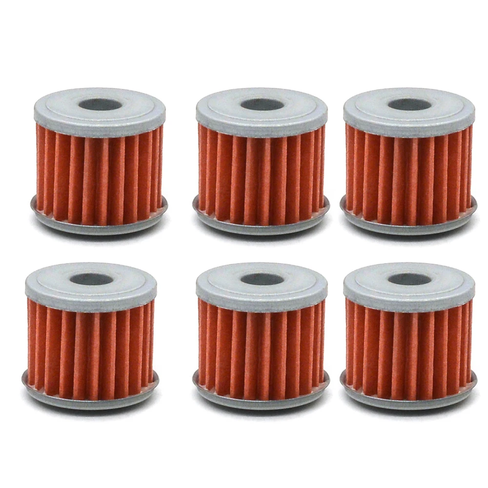 Масляный фильтр для HM MOTO rcycle 250 CRE-F R 4T 450 CRE-F R 500 CRE-X Honda ATV CRF250 CRF450 Husqvarna TC250 Polari 325 6 шт - Цвет: 6pcs
