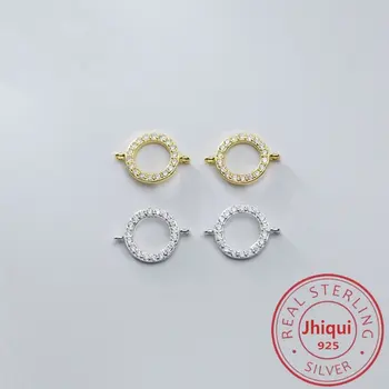 

10mm 925 Sterling Silver Circle Charm for DIY Necklace Making Fine Jewelry Finding