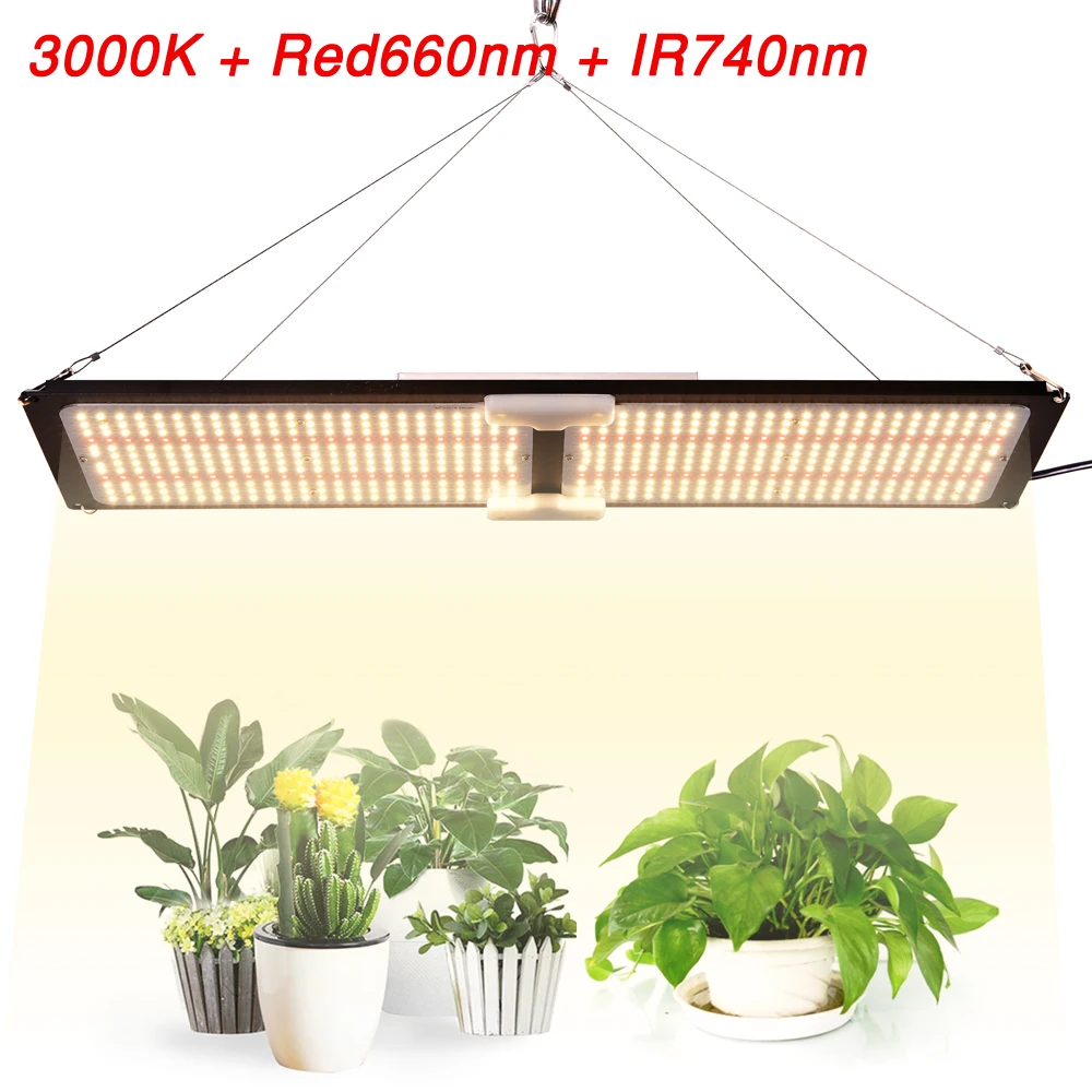 

2000W LED Dimmable quantum Grow light Samsung LM301B Full Spectrum 3000K Mix 660nm+IR For indoor Hydroponics Veg and Flowering