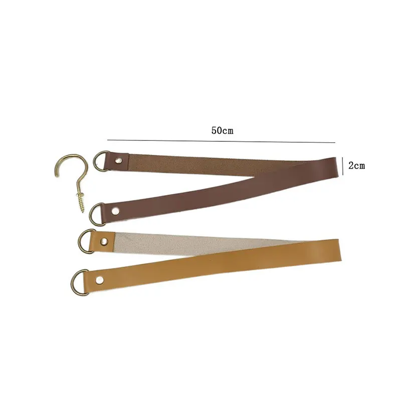 Leather Curtain Tieback Room Accessories Curtain Holder Clip Cotton Rope Strap Buckle Curtains Holdback Home Decor