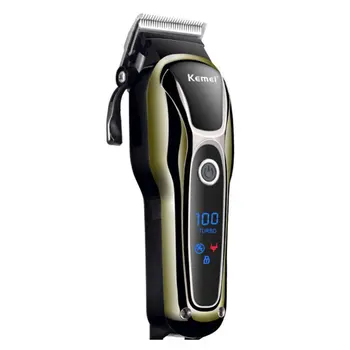 

Professional Men Electric Lcd Hair Clipper Grooming Clippers Professional Trimmer Haircut Machine Barber Shaver