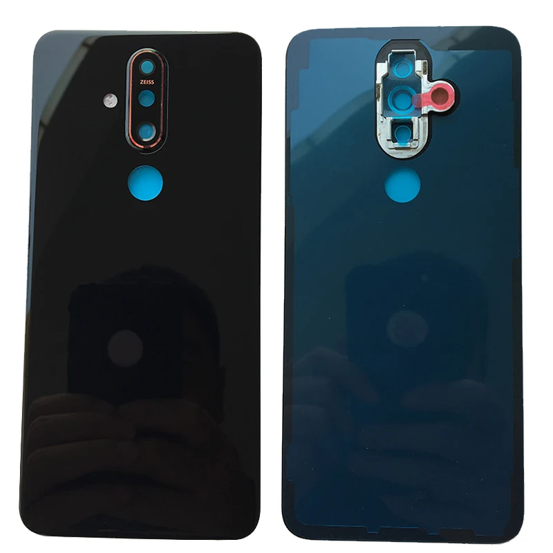 Новый стеклянный задний корпус ZUCZUG для Nokia X71, Крышка батарейного отсека