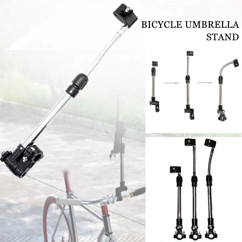 

Bike Umbrella Bracket Exercises Travel Sports Outdoor Cycling Umbrella Holder Stroller Umbrella Stand Simple Adjustable 50cm
