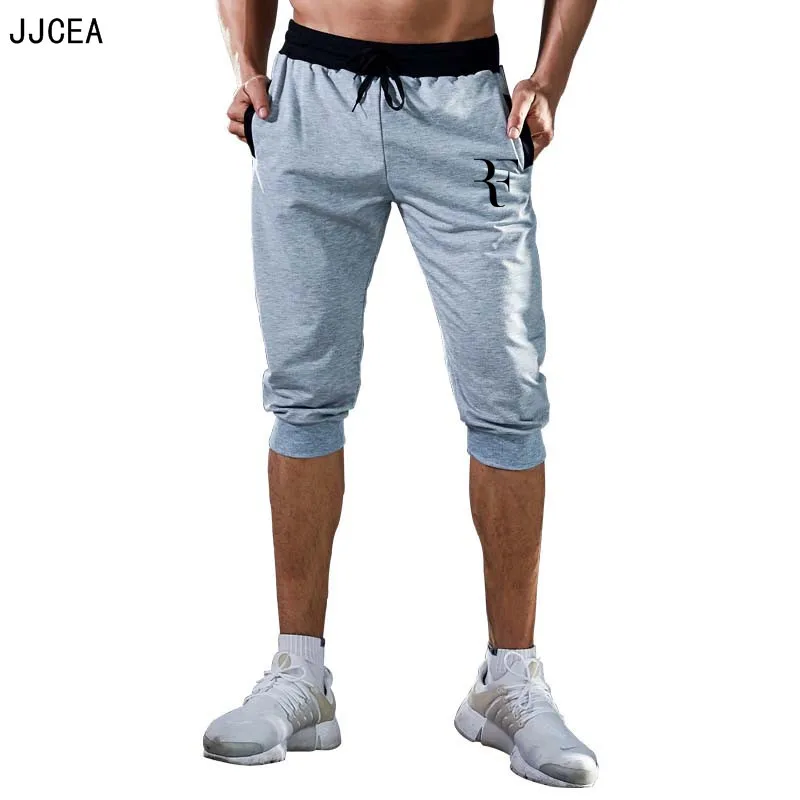Новые модные мужские спортивные шорты EF, брюки, хлопковые спортивные брюки, шорты для фитнеса, шорты для бега, повседневные спортивные шорты для мужчин