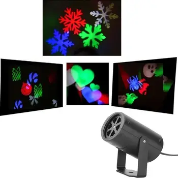 

Xmas Moving LED Garden Christmas Laser Light Landscape Spotlight US/EU