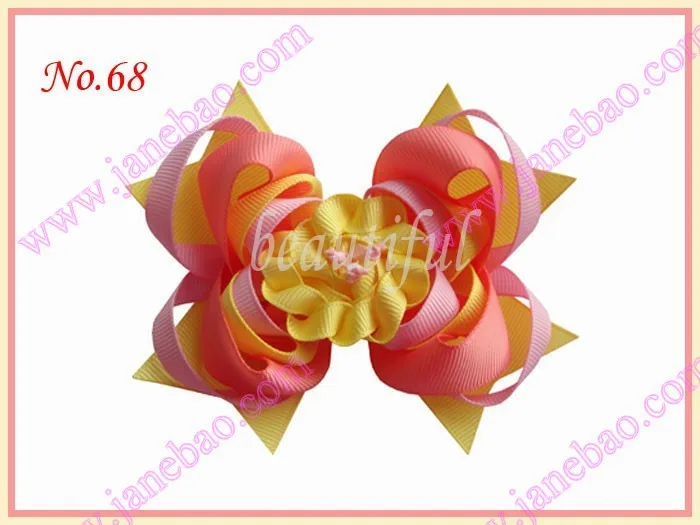 25 шт Девушки Романтические банты для волос Kanzashi бутик заколки для волос Популярные Девушки аксессуары для волос