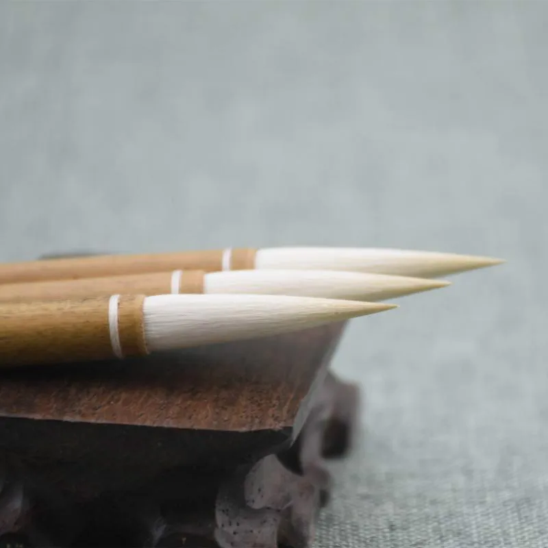 White Clouds Calligraphy Painting Brush Pure Woolen Hairs Huzhou Ink Brush Pen Chinese Painting Coloring Calligraphy Pen calligraphy brush