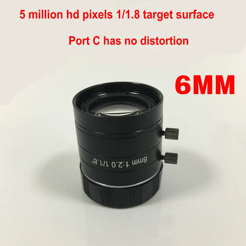 

Machine Vision of 6mm C Interface 1/1.8 Deformation-free FA Focusing Lens for Industrial Camera Lens