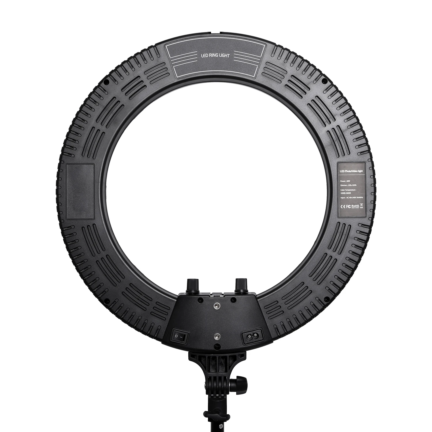 Anel de Luz para Estúdio Regulável com Tripé para Vídeo Fotográfico Iluminação Anel Maquiagem Fotografia Telefone Led - Image 4
