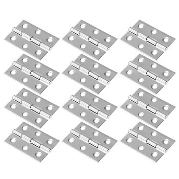 

30PCS Stainless Steel Hinge 2 Inch Hinge Free Slot Bearing Thickened Mute Sub-door Hinge Stainless Steel Mute Flat Hinge Door Lo