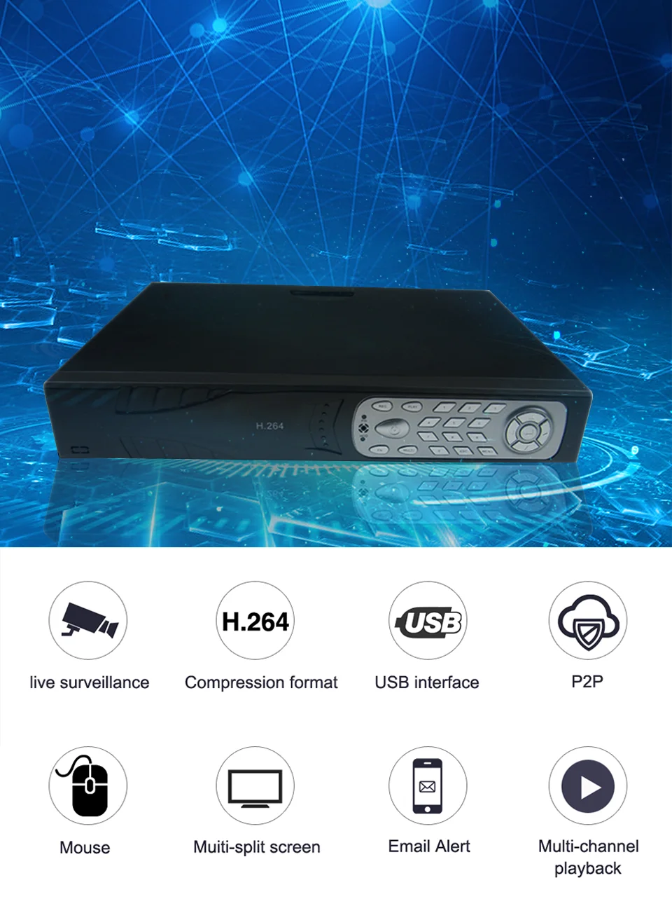 1080P рекордер dvr 32ch ahd dvr tvi cctv dvr рекордер cvi nvr ip onvif 1080P видеонаблюдение безопасности cctv HDMI VGA выход