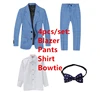 blue plaid 4pcs