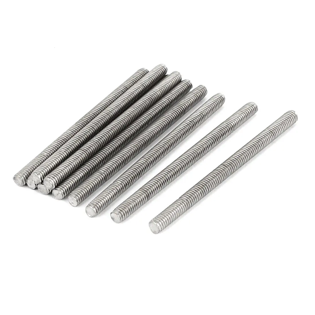 

M4 x 60mm 304 Stainless Steel Fully Threaded Rod Bar Studs Hardware 10 Pcs