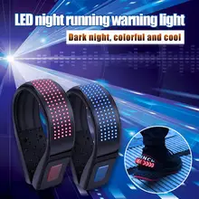 Волшебный светодиодный светильник с зажимом для обуви usb зарядка Водонепроницаемый Предупреждение ющий светильник для обуви для ночного бега и велоспорта