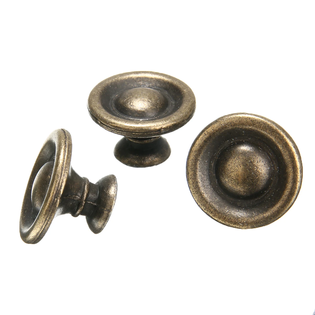 10pcs Furniture Knobs Antique Brass Handles Cupboard Wardrobe  Doors Cabinet Drawers Cabinet Hardware Knobs