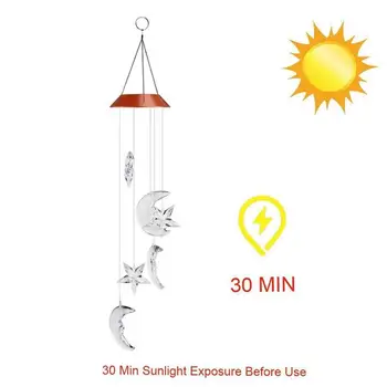 

Wind Chimes Light Solar Butterfly Wind Chimes Lamp Outdoor Festival Yard Romantic LED Wind Chimes Garden Xmas Decor