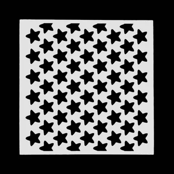 

5pcs stars pvc Layering Stencils for Diy scrapbook coloring,painting stencil,home deco DIY Paper Cards Crafts