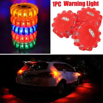 

LED Magnetic Circular Emergency Flashing Warning Roadside Safety Light Lamp Car Accessories Professional Spared Parts