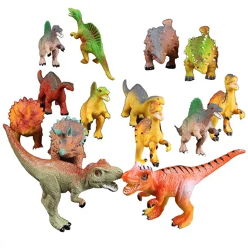 

12pcs DIY Simulation Mini Dinosaur Model Set Creative Animal Action Figures Set Educational Toys Gifts For Children Kids Boy