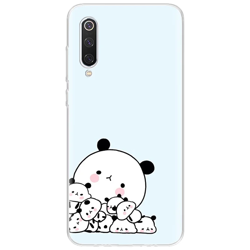 Cute Cartoon Panda Design Csae For Remi Note 5 7 8 9 Pro Cover Soft For Redmi 5 6 6A 7 7A Y3 8 9 9A 9C S2 Coque Mi K20 Pro Shell phone cases for xiaomi