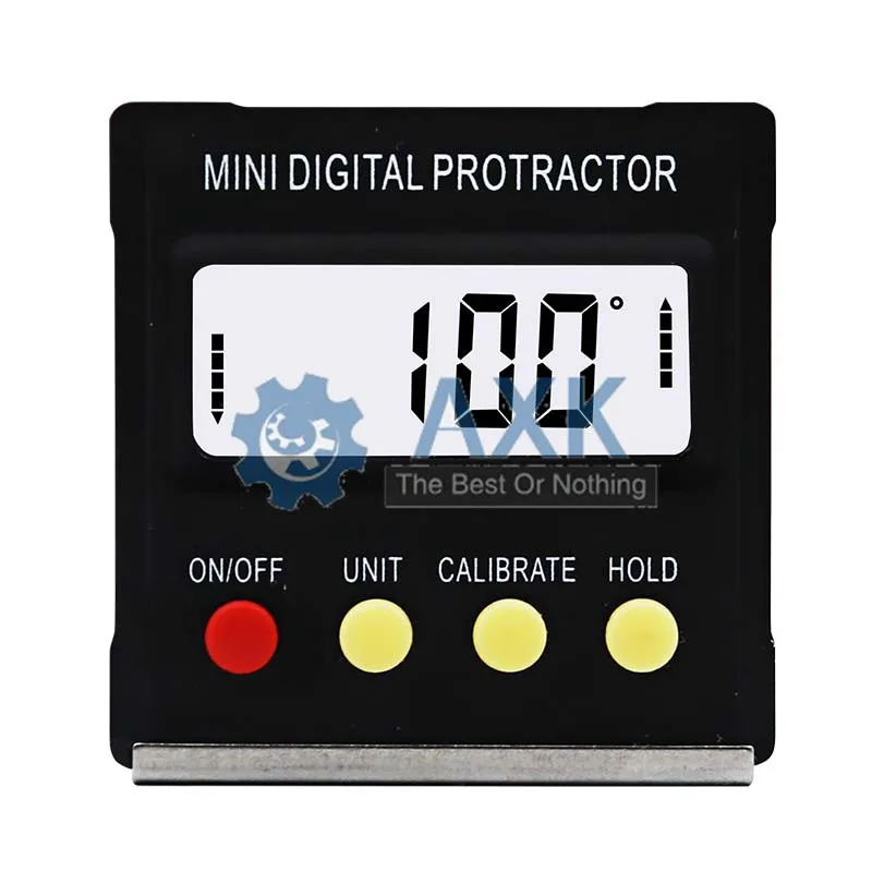

360 Degree Mini Digital Protractor Inclinometer Electronic Level Box Magnetic Base Measuring Tools LT75