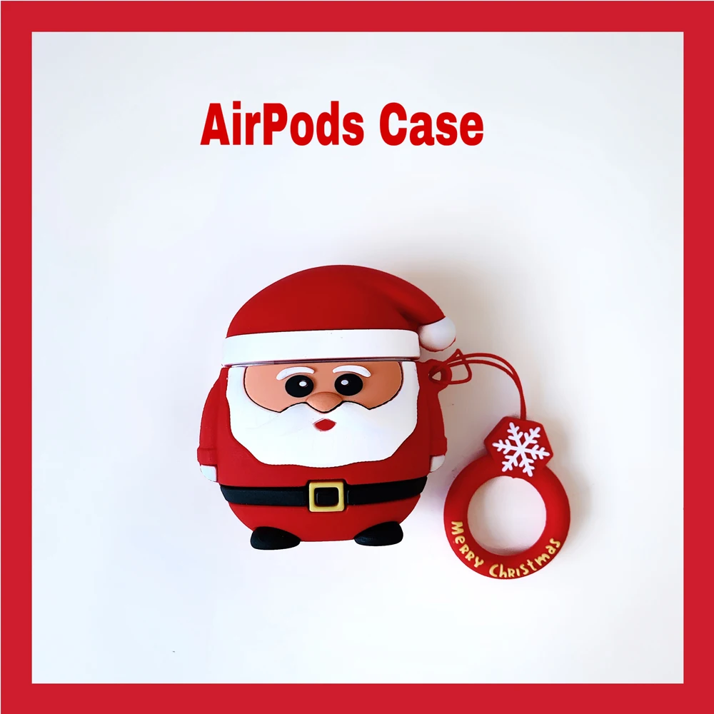 3D мультфильм Рождество для Apple AirPods Pro зарядка Мягкий ТПУ чехол беспроводной Bluetooth наушники чехол