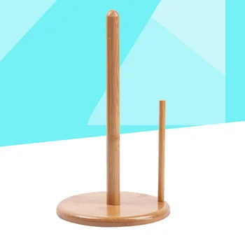 

Bamboo Toilet Paper Holder Roll Paper Stand Organizer Toilet Tissue Rack Kitchen Tool