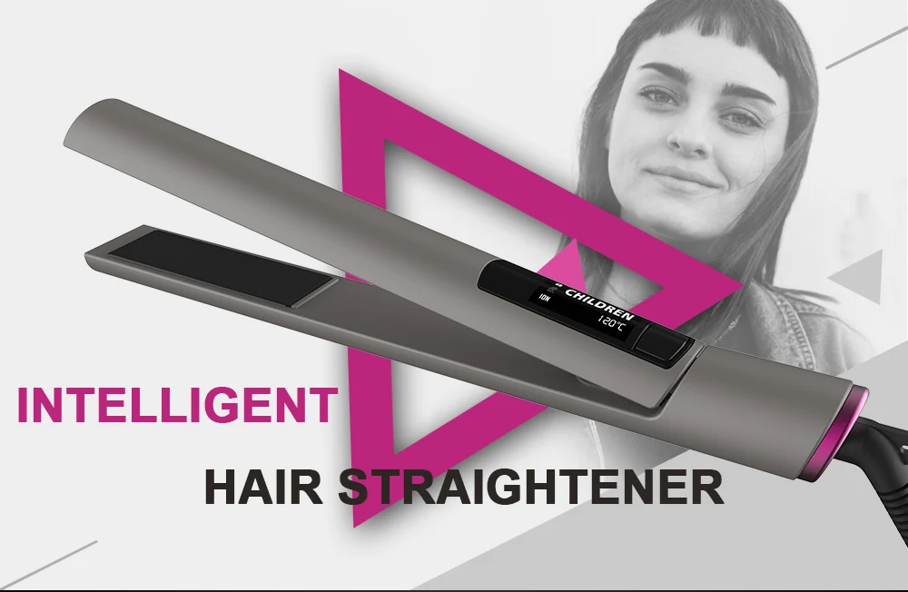 Lisa Pro 2 в 1, умный цифровой выпрямитель для волос и щипцы для завивки волос, утюжок для укладки и ухода за волосами
