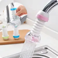 Защита от брызг на кране душ вращающийся душ телескопическое сопло фильтр воды экономии воды кухня ванная комната пластиковый гаджет