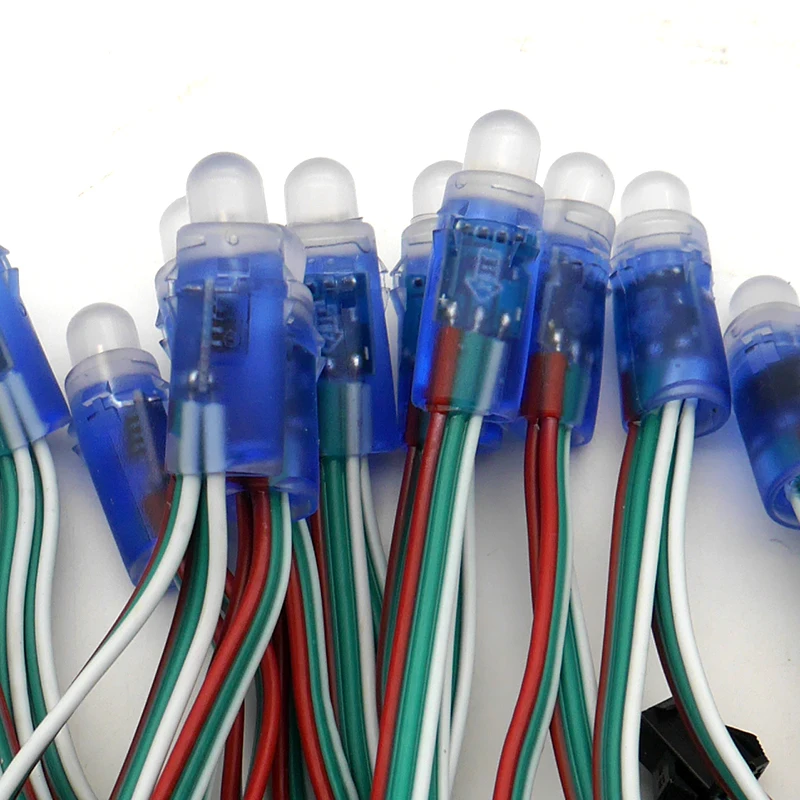500 Pcs DC5V 12mm Full Color WS2811 RGB Pixel LED Module Light Great for decoration advertising lights Waterproof IP67