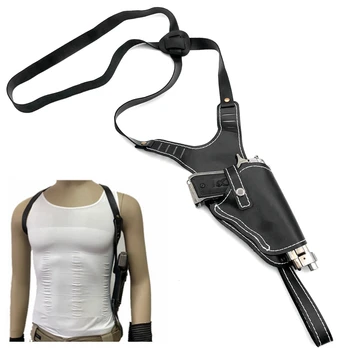 

Tactical Shoulder Holster Concealed Carry Holsters Military Genuine Leather Underarm Pistol Bag for Universal Glock 17 Gun