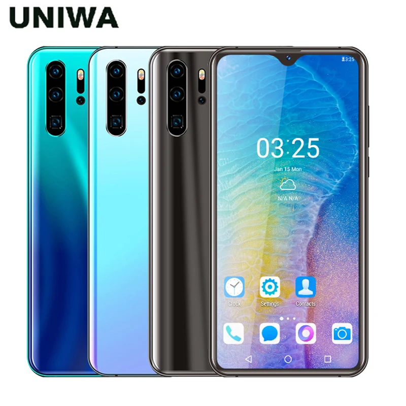 UNIWA P30 PRO Smartphone Quad Core 2GB RAM 32GB ROM 6.26 inch Waterdrop Screen Android 6.0 Mobile Phone Dual Nano SIM 3000mAh
UNIWA P30 PRO Smartphone Quad Core 2GB RAM 32GB ROM 6.26 inch Waterdrop Screen Android 6.0 Mobile Phone Dual Nano SIM 3000mAh