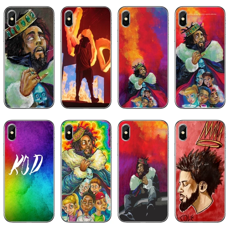 Soft Silicone Phone Case For Samsung Galaxy J7 J5 Prime pro J3 A7 A5 A3 2018 2017 2016 2015 J Cole KOD | Мобильные телефоны и