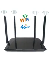 

Unlocked 4G LTE wireless router 300Mbps indoor wireless CPE router 4Pcs antenna, with LAN port and SIM card slot, can accommodat